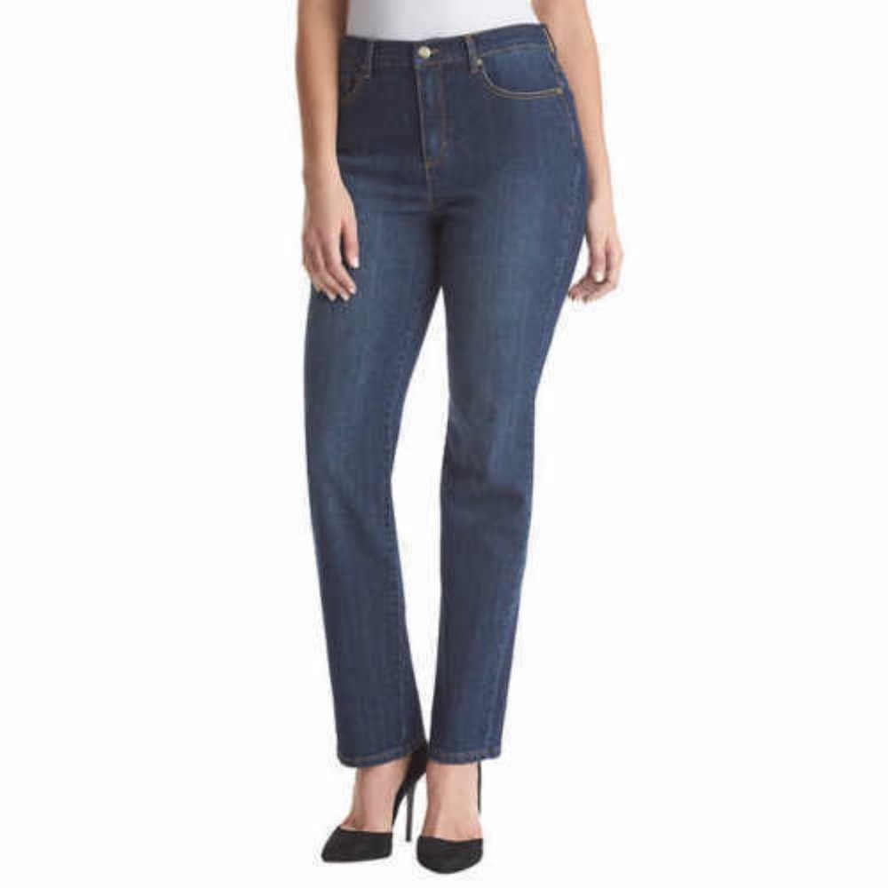 Gloria V Amanda Slimming Tapered Leg Stretch Jeans